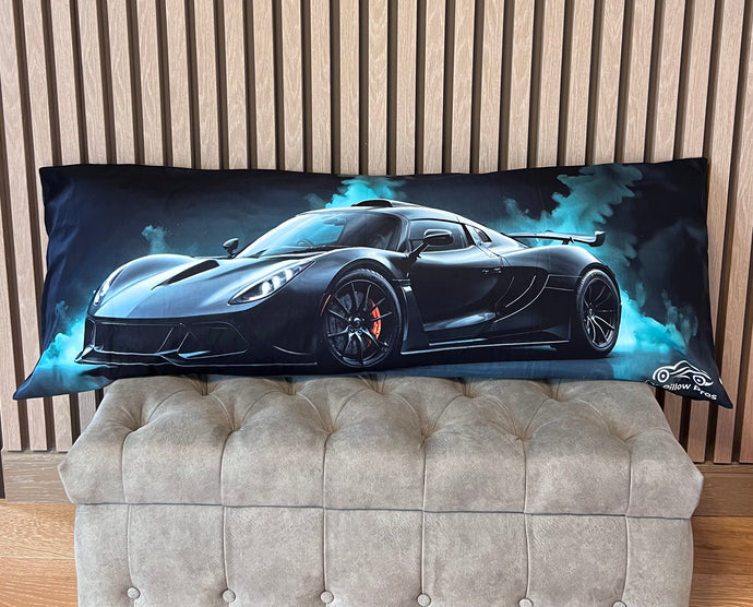  extra long car design pillow, on couch